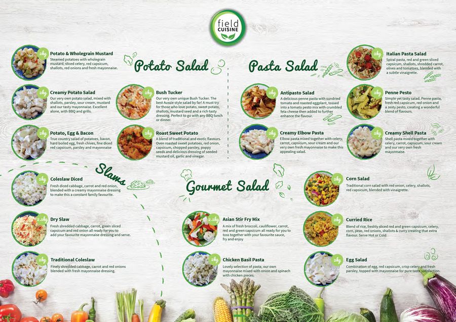 Salads brochure - page 1
